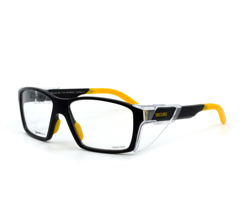 Milos frame Black & yellow