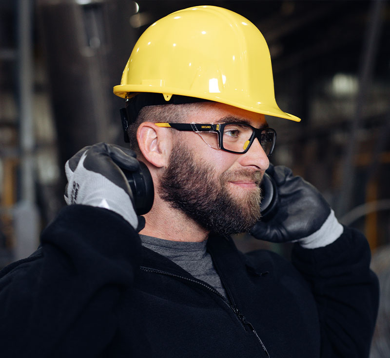 Man wearing Milos frame